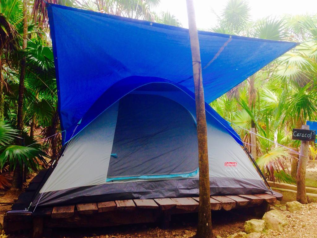 מלון Turquesa Tulum Jungle Camping מראה חיצוני תמונה